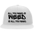 All You Need Is /White Flexfit Cap