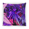 Purple Leafs Pillow Front & Back Printed (Medium)