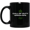 Green Ops 11 oz. Black Mug