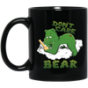 Don't Care Bear 11 oz. Black Mug