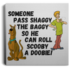 Pass Shaggy The Baggy Canvas With Frame