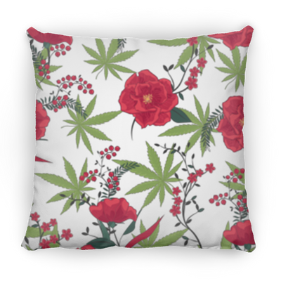 Weed N' Roses Pillow Front & Back Printed (Small)