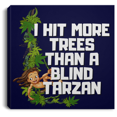 Blind Tarzan Canvas With Frame