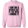 Seaweed Diet /White Sweatshirt