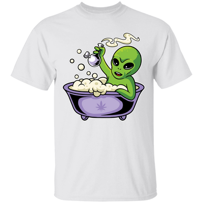 Alien Smoking Bong T-Shirt