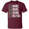 Wake Bake Game Repeat T-Shirt