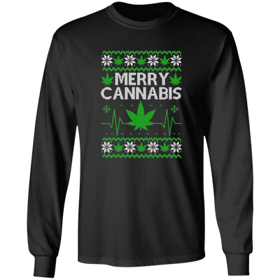 Merry Cannabis Long T-Shirt