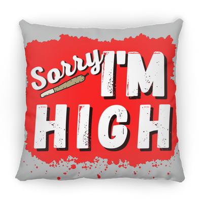 Sorry I'M High Pillow (Small)