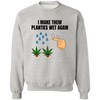 Wet Planties /White Sweatshirt