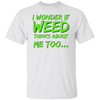 Thinking Weed (White) T-Shirt