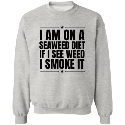 Seaweed Diet /White Sweatshirt