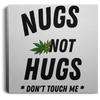 Nugs Not Hugs Canvas With Frame