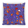 Shrooms Pillow Front & Back Printed (Small)