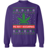 Merry Kushmas Ugly Christmas Sweatshirt