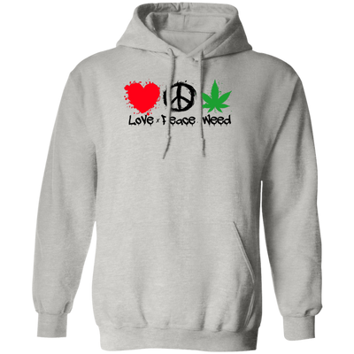 Love Peace Weed Hoodie