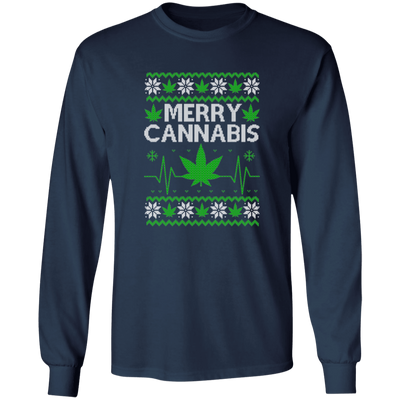 Merry Cannabis Long T-Shirt