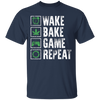Wake Bake Game Repeat T-Shirt