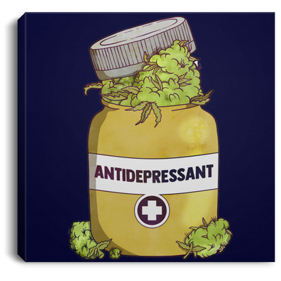 Antidepressant Canvas With Frame