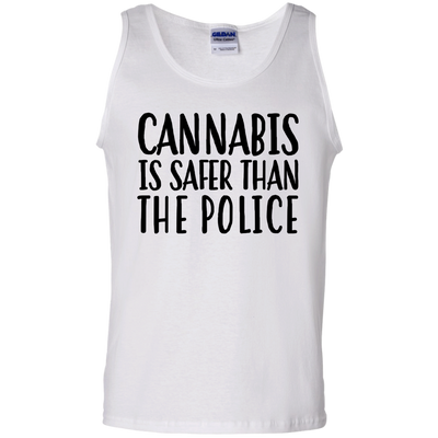 Cannabis I Safer Than Police Tank Top
