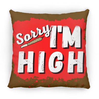 Sorry I'm High Pillow (Medium)