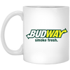 Budway Smoke Fresh 11 oz. White Mug