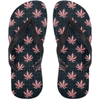 Marijuana Plant Flip Flops