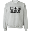 Ass Grass Gas /White Sweatshirt