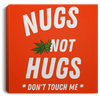 Nugs Not Hugs 2 Canvas With Frame