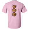 Smoking Monkeys (Print on Back) T-Shirt