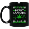Merry Cannabis 11 oz. Black Mug