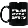 Intelligent Women 11 oz. Black Mug