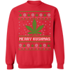 Merry Kushmas Ugly Christmas Sweatshirt