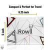 Rowll Signature Small Glass Rolling Tray